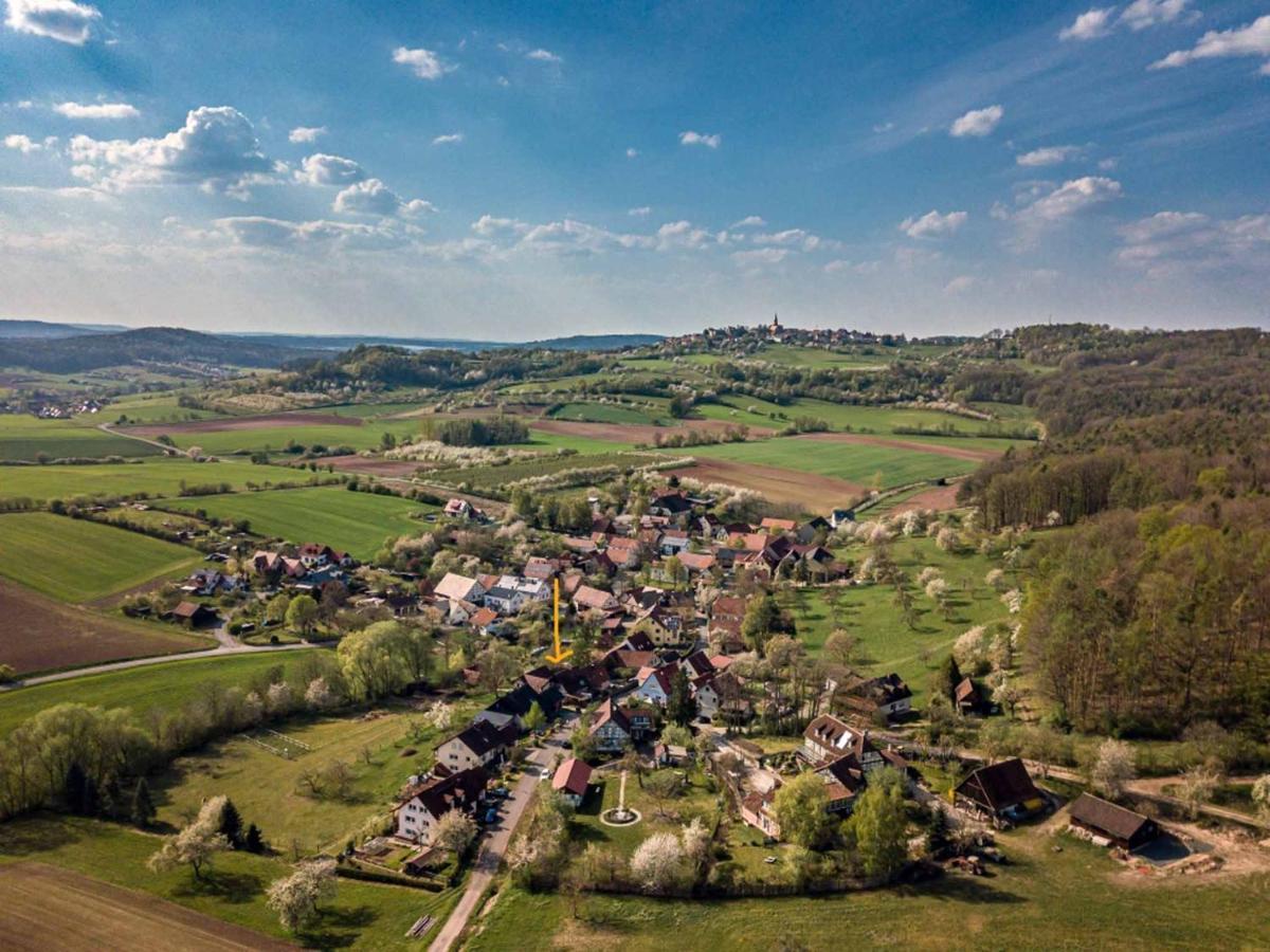 Ferienwohnung Koppelblick Pfarrweisach Esterno foto