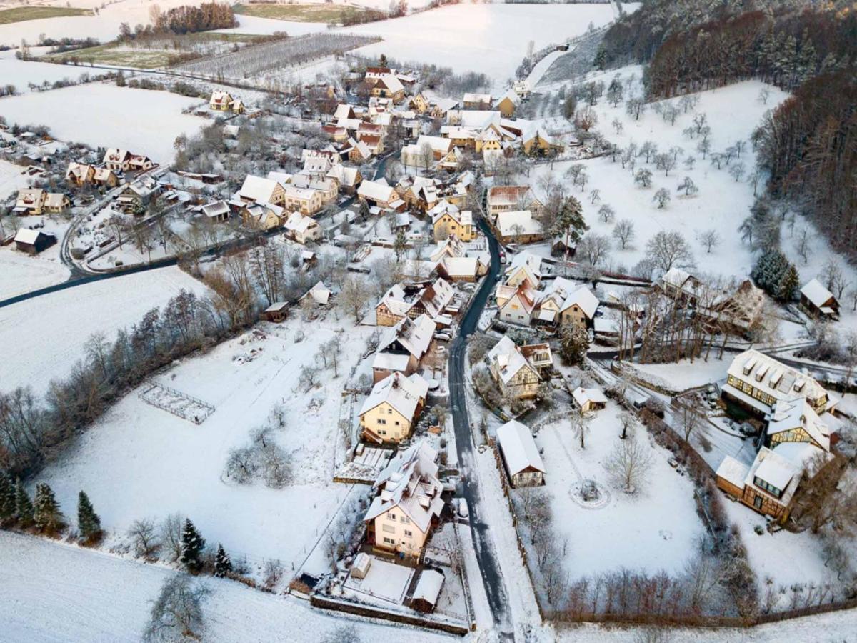 Ferienwohnung Koppelblick Pfarrweisach Esterno foto